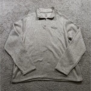 Realtree Men's Beige Cream 1/4 Zip Sweater Outdoor‎ Fishing Hunting Casual 2XL